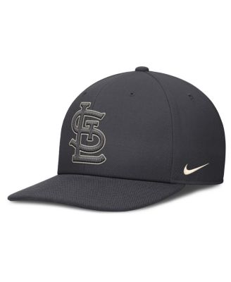 Nike - Men's Anthracite St. Louis Cardinals Statement Pro Snapback Hat