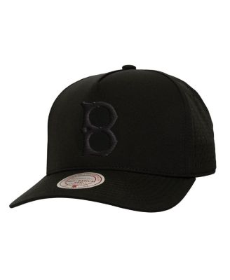Mitchell & Ness - Men's Black Brooklyn Dodgers Cooperstown Collection Perfect Icon Pro Pinch Snapback Hat