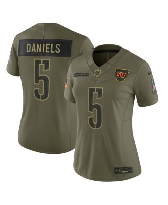 Nike - Women's Jayden Daniels Olive Washington Commanders 2025 Salute to Service Limited Jersey